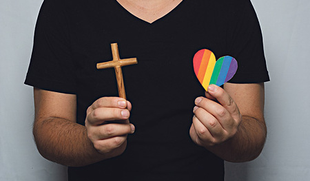 Der Regenbogen als Zeichen der Toleranz auch und gerade in der Kirche.  