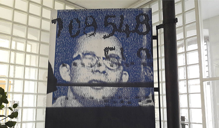 Marcel Callo - Copygraphie von Peter Huemer in der Kirche in Auwiesen