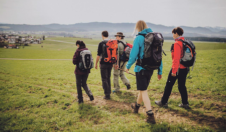 Das Miteinander unterwegs sein schafft Gemeinschaft.    