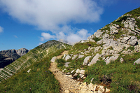 Der Weg Jesu kann herausfordernd sein (im Bild das Warscheneck).  