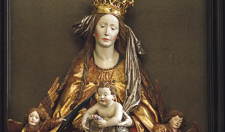Die Schutzmantelmadonna von Frauenstein entstand um 1515.   